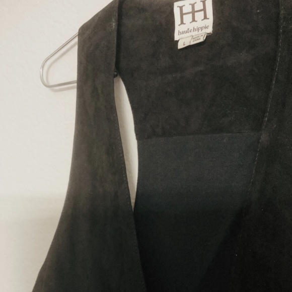 Haute Hippie Suede Fringe Vest - Picture 2 of 2